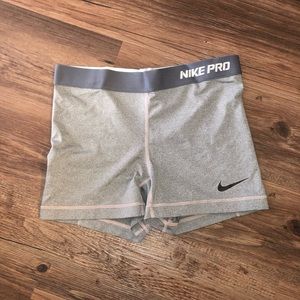 2 pairs of Nike grey spandex